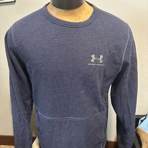 Under Armour Mens Large Blue Sweatshirt with front pouch